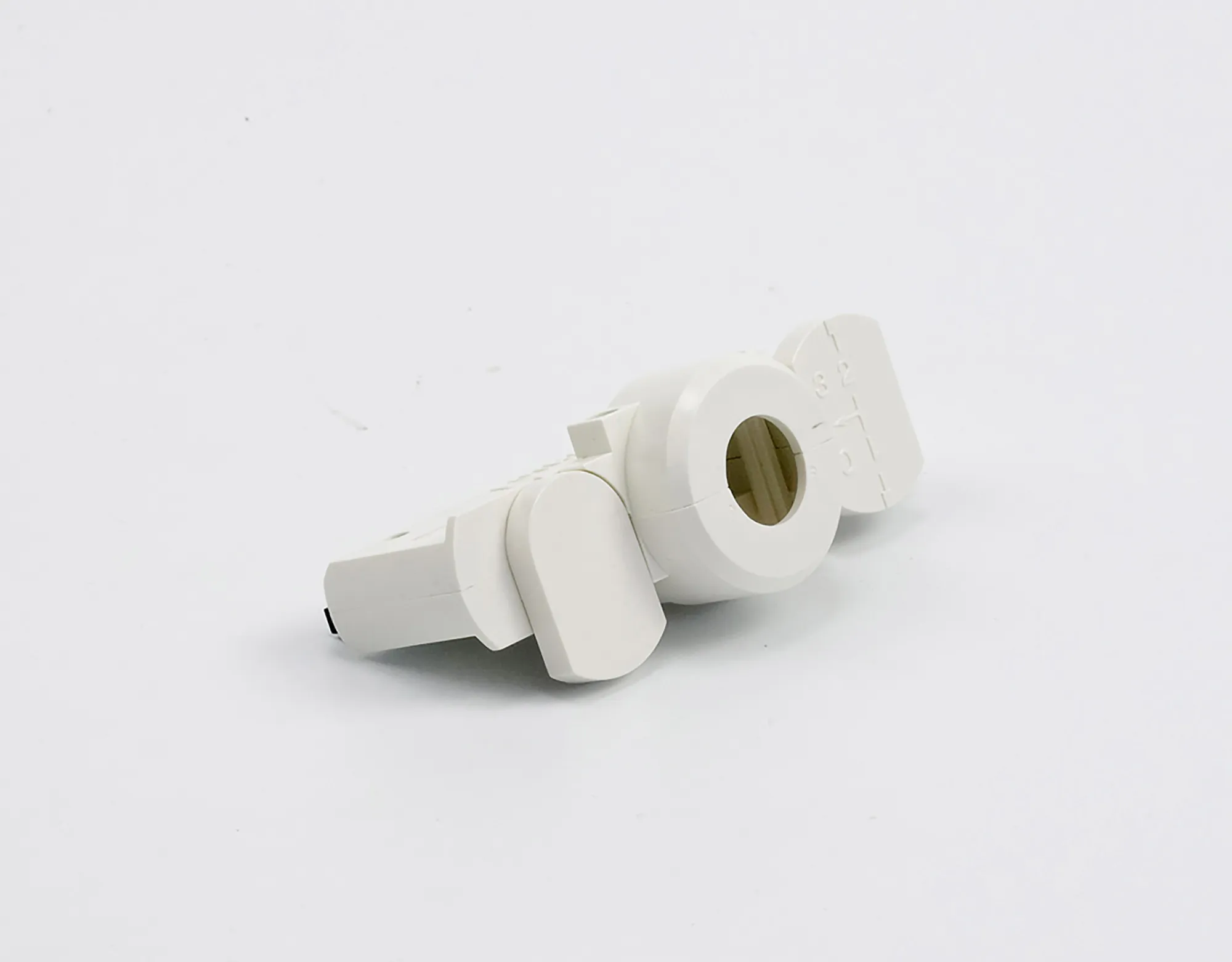 White Multi Adapter For 3 Circuit Track 99-759-1  Eutrac Adapters & Components-White